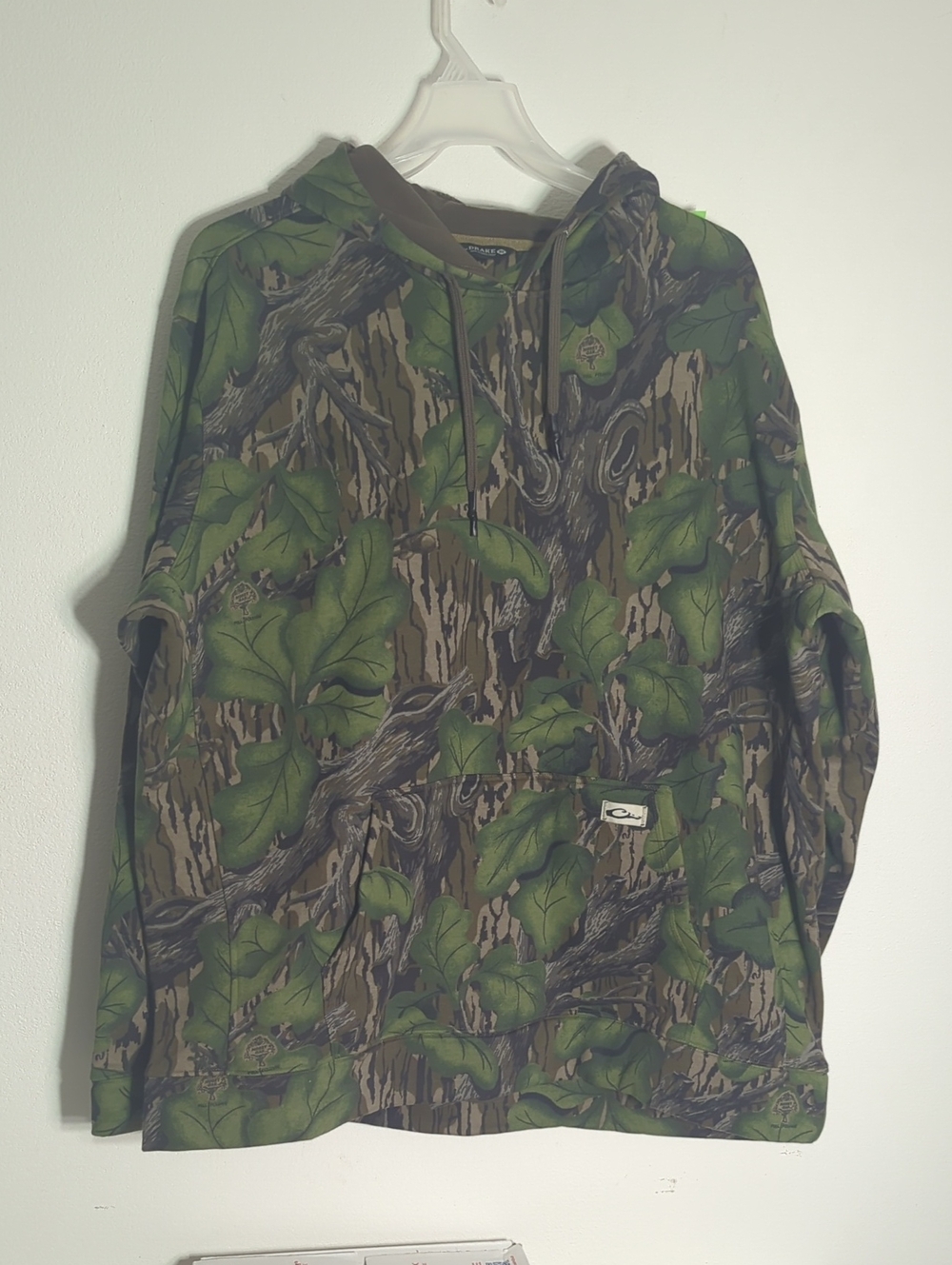 Drake Men's Camo Hoodie Mossy Oak Fall Foliage Deer Hunting Outdoor Big Tall 3XL